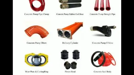 Pièces d'usure de pompe, ensemble de petite extrémité de Valve S pour machines à béton