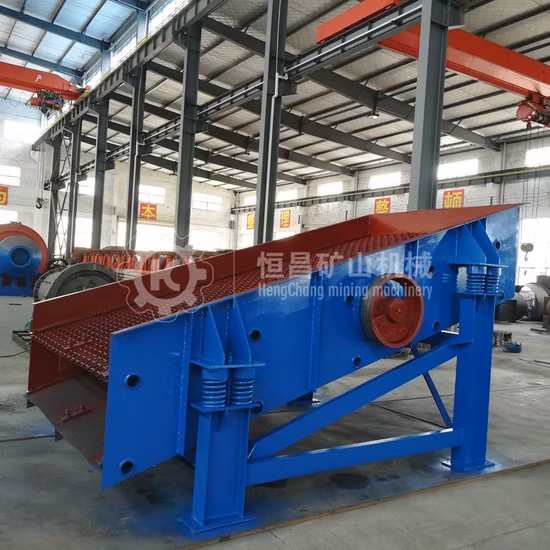 Tamis vibrant pour pierre et sable pour extraction de l'or avec matériau en polyuréthane